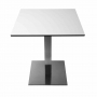 Pied de table carré inox 