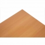 Plateau de table rectangulaire pré percé coloris hêtre