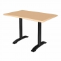 2 pieds de table en fonte 