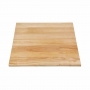Plateau de table carré pré-percé coloris bois naturel 700mm