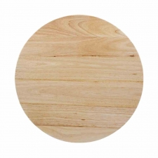 Plateau de table rond pré-percé coloris bois naturel 600mm