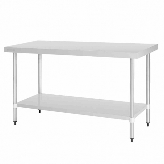 Table en acier inoxydable sans rebord 1500 x 700mm