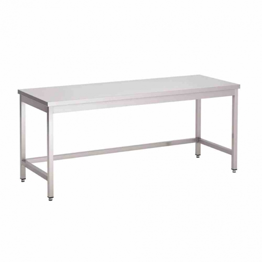 Table inox sans étagère basse 1600 x 700 x 850mm