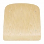 Chaises avec assise et dossier en bois Cantina galvanisées (lot de 4)