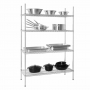 Etagère modulaire 4 niveaux 1220 x 457 mm 