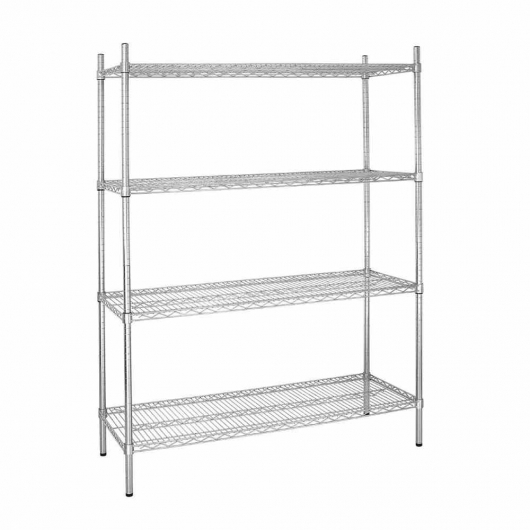 Etagère modulaire 4 niveaux 1525 x 457 mm 