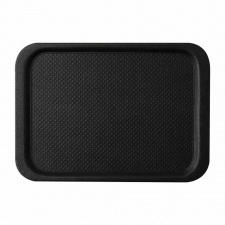 Plateau antidérapant Blackline rond 490 x 340 mm noir