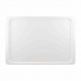 Plateau de service en polyester Euronorme 530 x 370 mm blanc