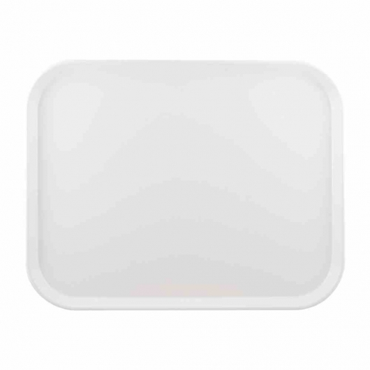 Plateau de service en polyester America 460 x 360 mm blanc