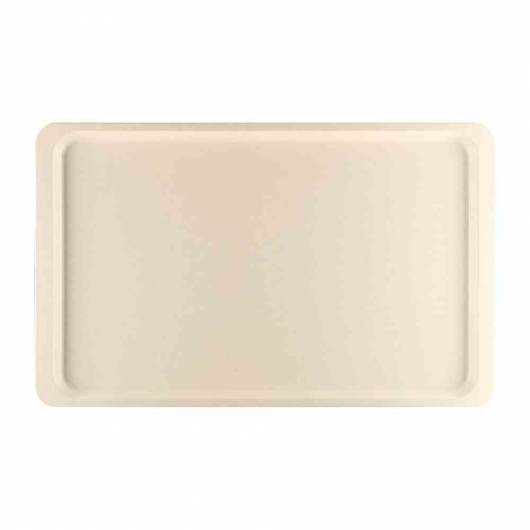 Plateau de service en polyester GN1/2 325 x 265 mm beige