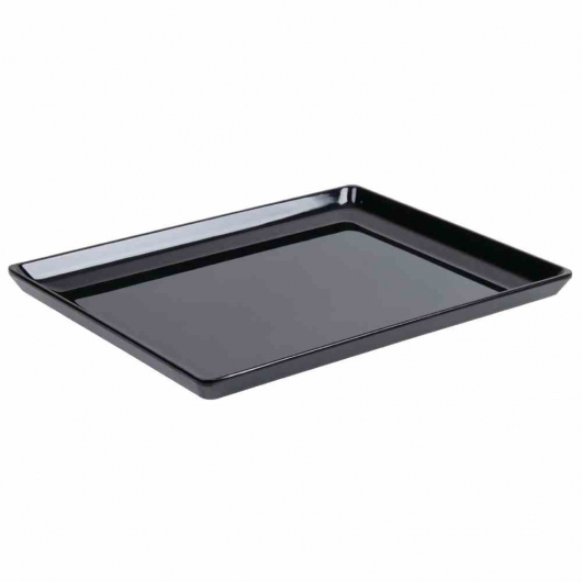 Plateau en mélamine Float noir GN1/1