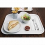 Plateau self-service Kristallon 450 x 350 mm blanc