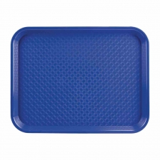 Plateau self-service Kristallon bleu 450 x 350 mm
