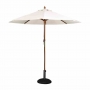 Parasol rond écru 2,5m