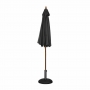 Parasol rond noir 2,5m