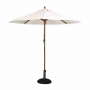 Parasol rond écru 3m