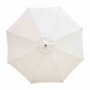 Parasol rond écru 3m