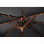 Parasol rond noir 3m