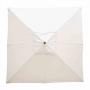 Parasol carré 2,5m crème