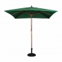 Parasol carré 2,5m vert