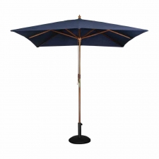 Parasol carré 2,5m bleu marine