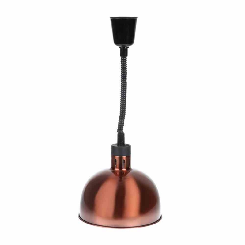 Lampe chauffante dôme rétractable finition cuivre 250 W - BUUFALO