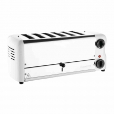 Grille-pain 5 fentes blanc avec grilles sandwich