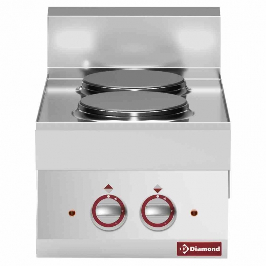 DIAMOND Cuisinière 2 plaques électriques Top, série 650