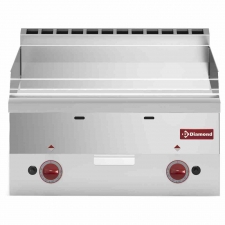 Plaque de cuisson gaz surface lisse chrome L. 600 mm