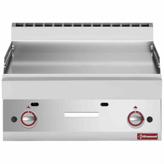 Plaque de cuisson gaz lisse L. 700 mm