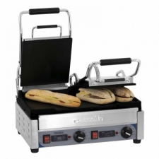 Grill panini avec minuterie double Premium lisse