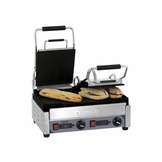 Grill panini avec minuterie double Premium lisse