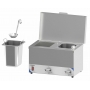 Bain-marie à sauce 2 bacs GN 1/6 H. 200 mm