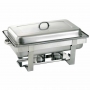 Chafing dish chauffé par récipient gel format GN 1/1