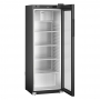 Armoire positive époxy noir porte vitrée 347 L