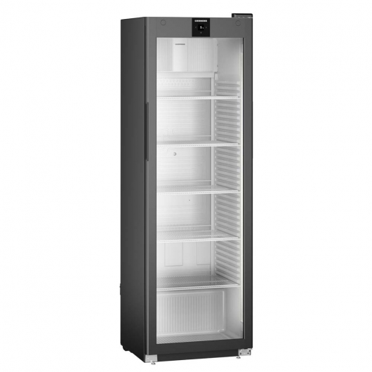 Armoire positive époxy noir porte vitrée 400 L