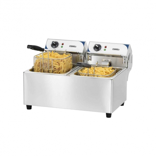 Friteuse électrique 2 x 7 litres