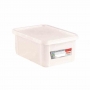 Bac plat témoin 12 L HACCP + couvercle - blanc