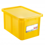 Bac HACCP 55 L rectangulaire + couvercle - jaune 