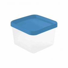 Boîte hermétique 0,6 L + couvercle bleu - lot de 12