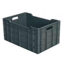 Caisse pleine 600 x 400 x 300 mm 60 L - gris