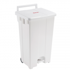 Collecteur à pédale 100 L - couvercle blanc