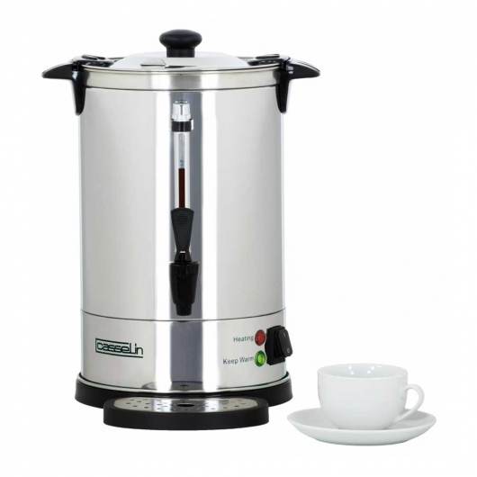 Percolateur à café double paroi avec filtre inox 48 tasses