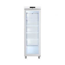 Armoire froide positive porte vitrée blanche 359 L