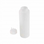 Bouteille souple transparente 3 embouts 908ml