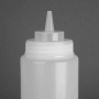 Distributeur de sauce à col large 909ml transparent