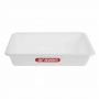 Bac alimentaire peu profond transparent 345mm