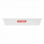 Bac alimentaire peu profond transparent 435mm