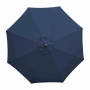 Parasol rond 2,5m bleu marine