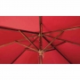 Parasol carré 2,5m rouge